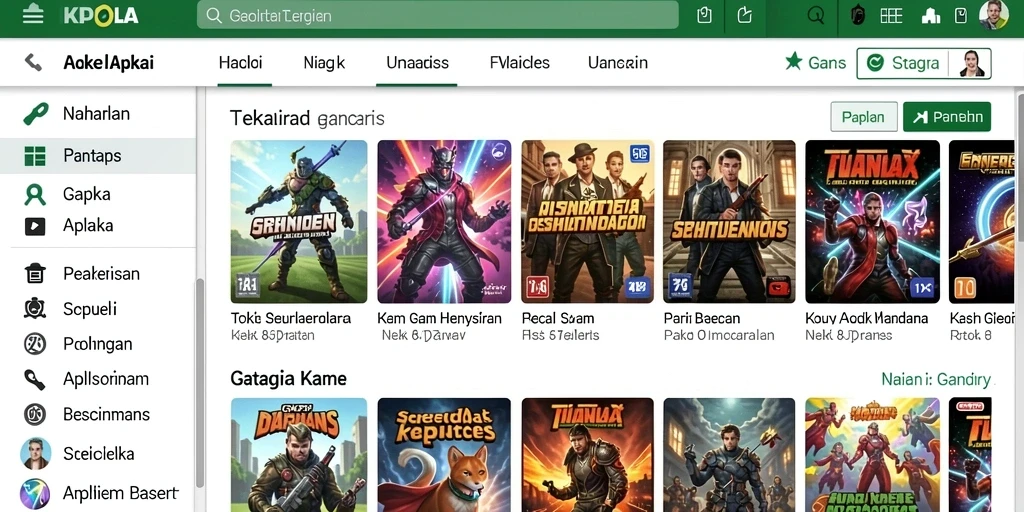 Tampilan antarmuka yang menarik dan intuitif.