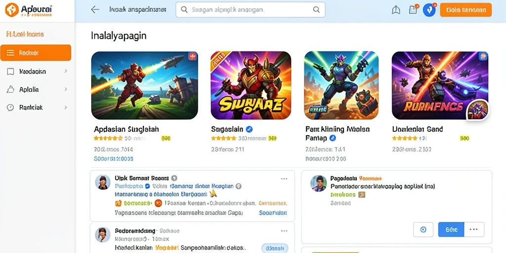 Tampilan karakter utama yang menarik.