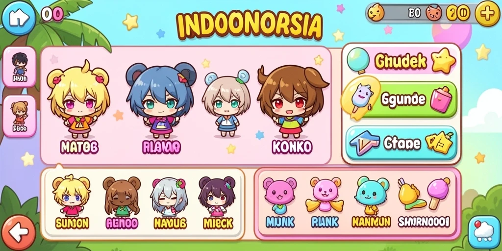Tampilan awal aplikasi GOTOTO yang menarik.