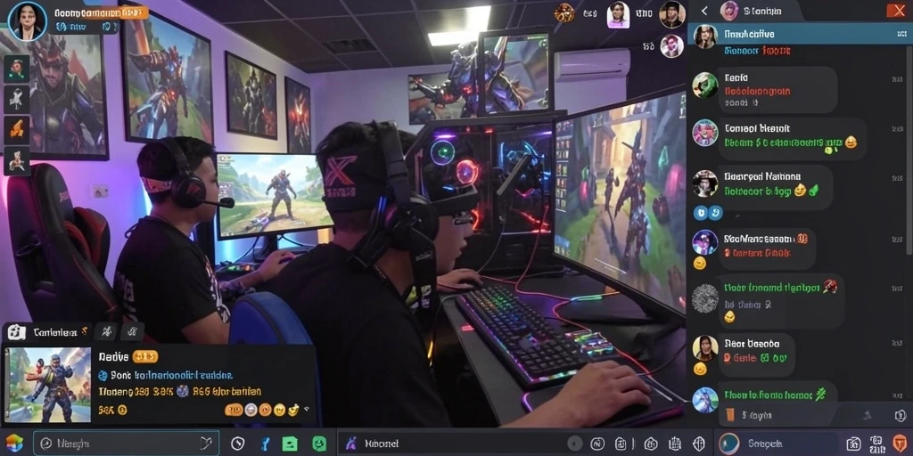 Screenshot menunjukkan aksi mendebarkan dalam permainan.