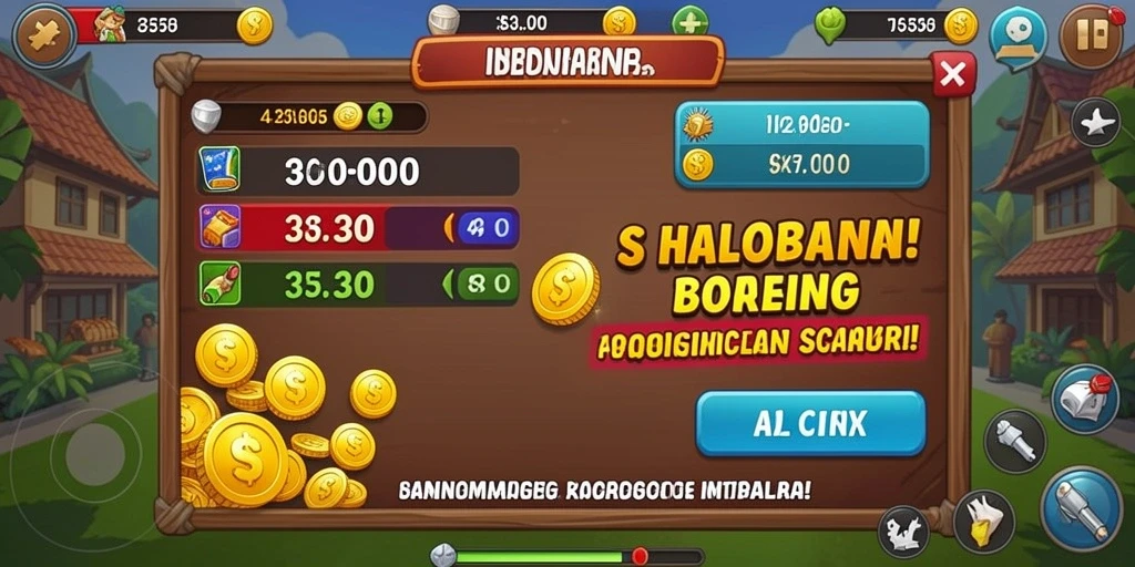 Tampilan karakter yang unik dan menarik.
