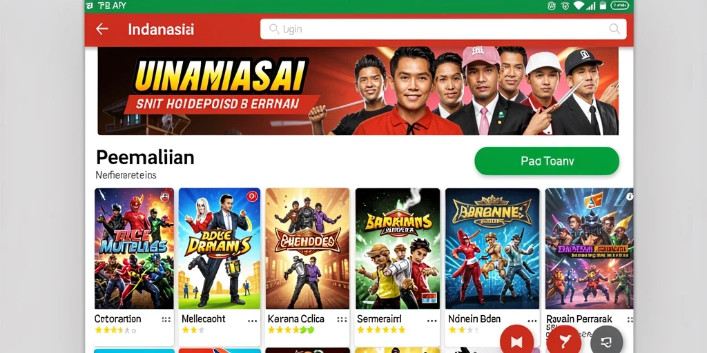 Tampilan antarmuka pengguna yang menarik dan mudah dinavigasi.