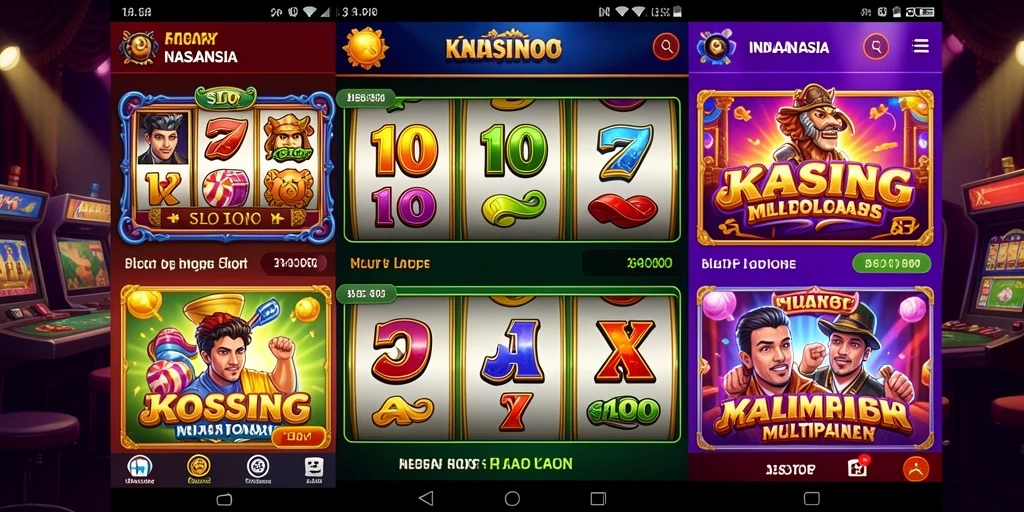 Tampilan menu utama yang menarik dan user-friendly.
