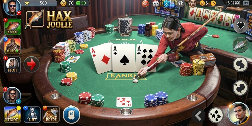 Screenshot menampilkan tampilan utama RAJACLUB yang menarik.