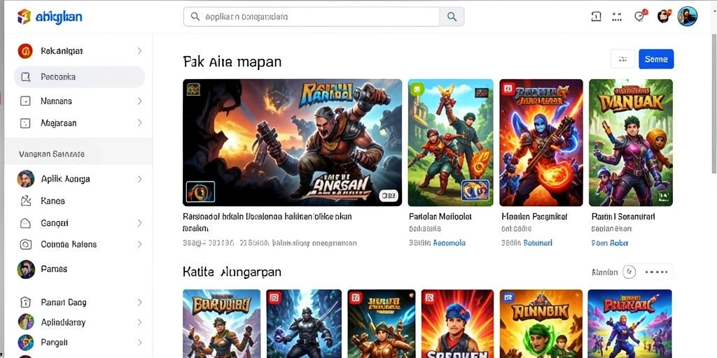 Tampilan antarmuka yang user-friendly.
