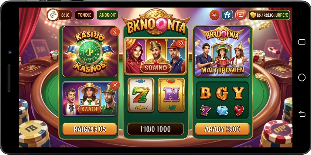 Tampilan terbaru dari aplikasi SBOBET yang lebih modern.