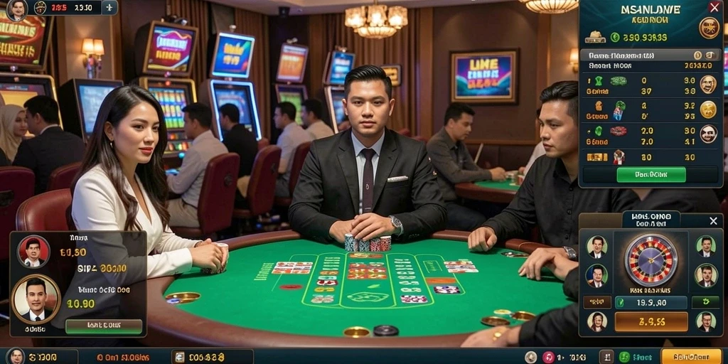 Tampilan awal game yang menarik perhatian.