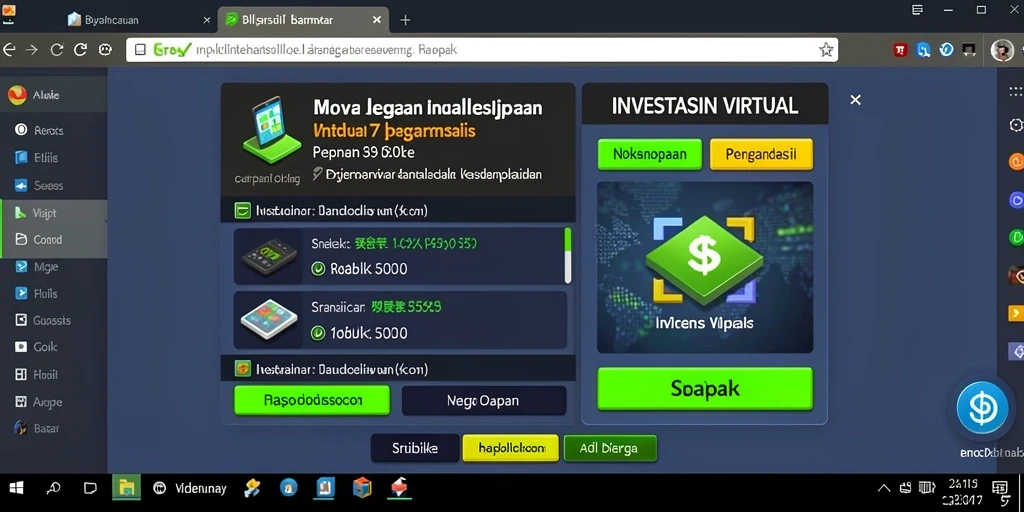 Tampilan antarmuka pengguna yang menarik dan interaktif.