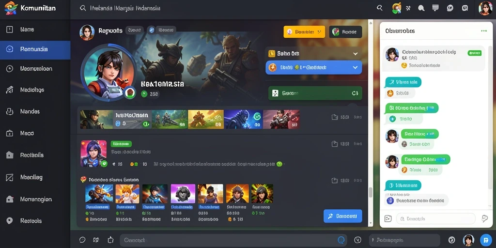 Tampilan awal game yang menarik dan penuh warna.