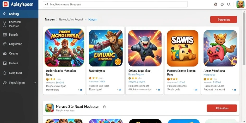 Screenshot menunjukkan karakter utama dalam aksi petualangan.