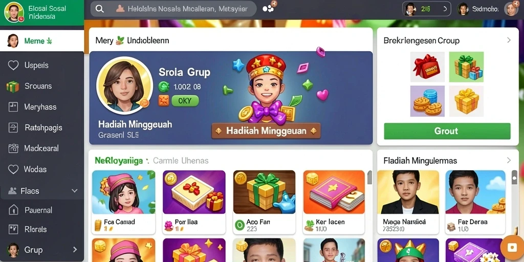 Tampilan antarmuka yang menarik dan user-friendly.